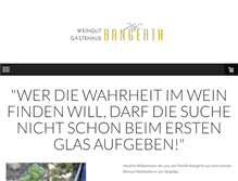 Tablet Screenshot of bangerth.de